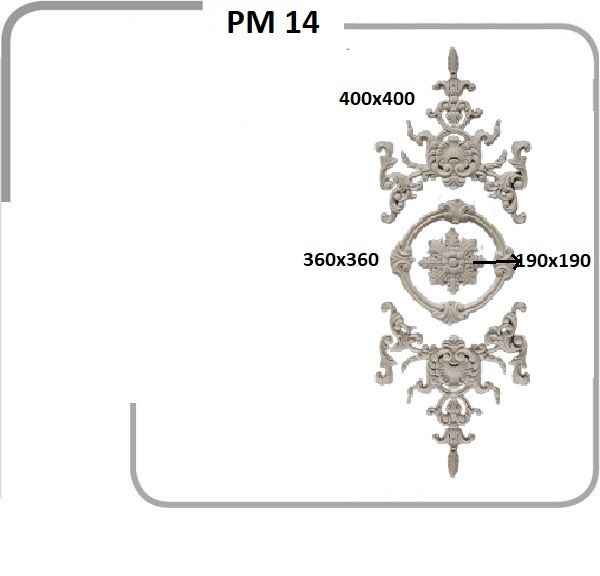 Poliüretan Motifler — Model MT-14